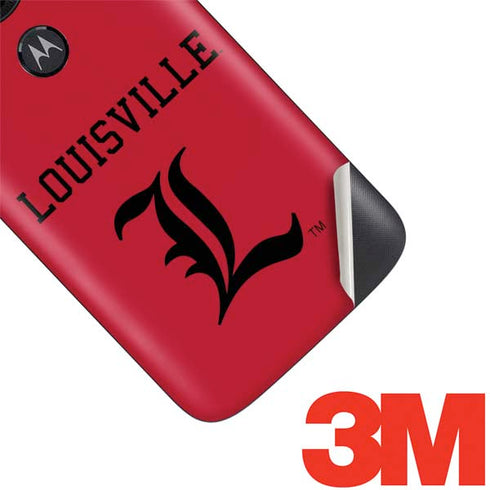 University of Louisville Cardinals Moto E5 Play Skin